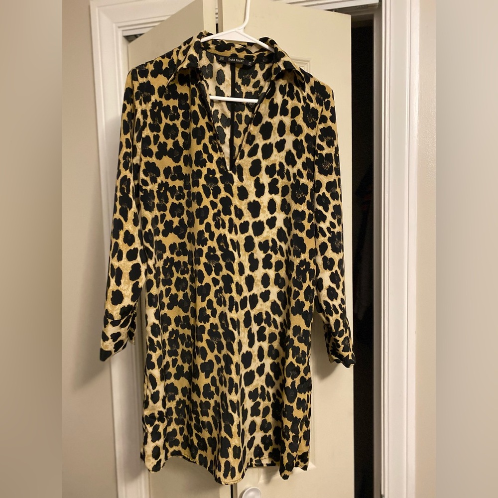 Zara Leopard Print Top